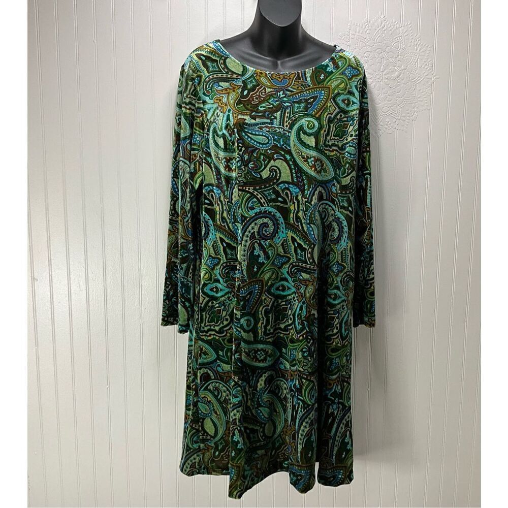 VINTAGE GAYLE BURBANK Velvet Dress